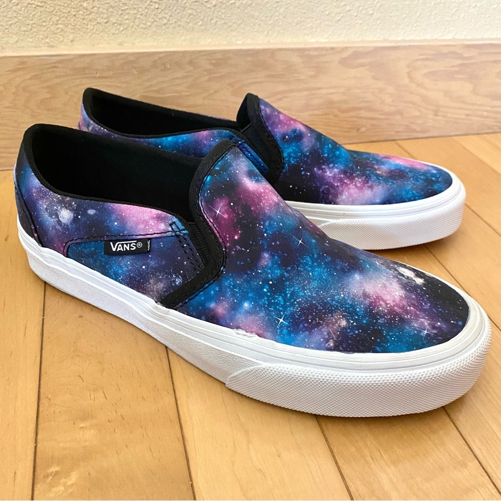 NWOT Vans Galaxy Slip-On Shoes